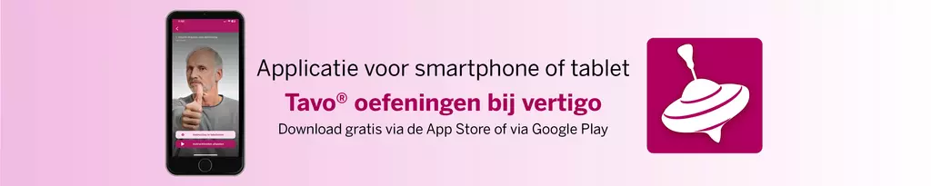 Tavonin app oefeningen vertigo